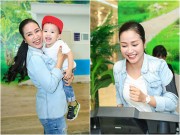 Làng sao - "Gái 3 con" Ốc Thanh Vân trẻ trung, "bụi phủi" bên con trai út