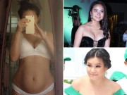 Bà bầu - Những mỹ nhân showbiz Việt xuống sắc trông thấy khi mang bầu, sinh con