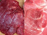 Bếp Eva - Mẹo phân biệt rõ thịt bò, thịt lợn, thịt gà, thịt trâu sạch ngon