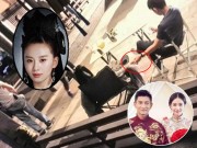 Làng sao - Dù bận rộn Ngô Kỳ Long vẫn đến phim trường "chỉ để nắm tay" Lưu Thi Thi