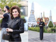 Làng sao - Hoa hậu Kim Hồng bình an nơi đất Phật sau cuộc ly hôn lặng lẽ