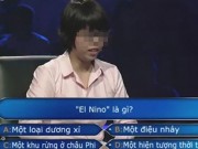 Tin tức - Cô gái trẻ bỗng "nổi tiếng" khi nghĩ El Nino là một loại sữa và không biết nấu canh cua với rau gì sau thi "Ai là triệu phú"