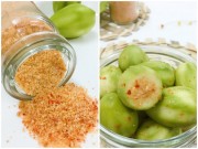 Bếp Eva - Tự làm muối ớt rang chấm hoa quả vừa ngon vừa sạch
