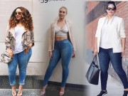 Thời trang - Các cô gái "chân cột đình" vẫn mặc quần jeans gợi cảm thế này cơ mà!