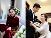 Giải trí - BTV Thời tiết Mai Ngọc đẹp ngọt ngào bên người yêu "soái ca" trong lễ ăn hỏi