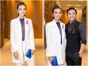 Làng sao - Kim Tuyến rạng rỡ khi hội ngộ đàn anh Quý Bình tại sự kiện