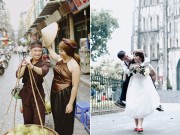 Eva Yêu - Ảnh cưới đáng yêu của cặp đôi vợ “to gấp rưỡi” chồng