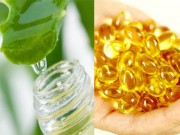 Làm đẹp - Có thần dược vitamin E + nha đam ở đây, trông bạn lúc nào cũng như gái 18