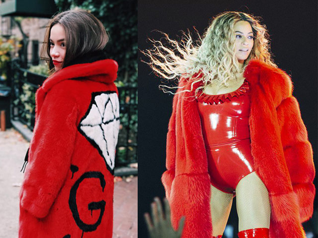 Hồ Ngọc Hà đụng áo khoác kim cương 750 triệu với siêu sao Beyoncé