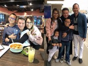 Giải trí - Đàm Vĩnh Hưng quấn quýt bên 2 con của Hồng Ngọc tại Mỹ