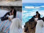 Eva Yêu - Trải bạt chụp ảnh cưới, đôi vợ chồng được dân mạng “cứu nguy” bằng photoshop