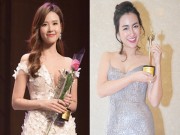Giải trí - Midu, DJ Trang Moon gợi cảm tuyệt đối khi sánh đôi nhận giải tại Hàn Quốc
