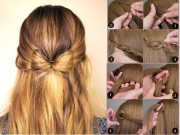 Làm đẹp - Chi tiết cách tết tóc cánh bướm và sóng biển đẹp mê hồn cho bạn gái