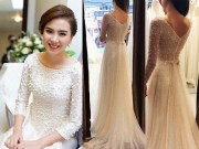 Thời trang - BTV xinh đẹp nhất VTV hé lộ váy cưới đính 10 nghìn viên pha lê