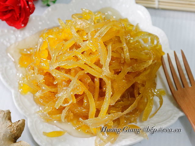 Cách làm mứt gừng dẻo mềm thơm ngọt cho ngày Tết thêm ấm cúng