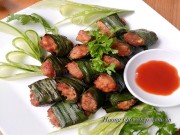 Bếp Eva - Chả tôm cuộn lá dứa chiên ăn là nghiện liền