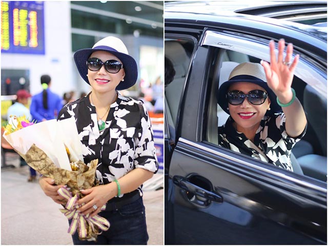 Danh ca Thanh Tuyền  gây bất ngờ vì quá đỗi trẻ trung khi về nước
