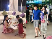 Làng sao - Công Vinh thổi nến sinh nhật bên Thủy Tiên và con gái sau khi giã từ sân cỏ