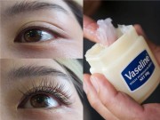 Làm đẹp - Lông mi dài, cong và đen nháy trong một tuần nhờ bộ đôi Vitamin E và Vaseline
