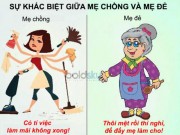 Eva tám - Bộ tranh về sự khác nhau giữa mẹ chồng và mẹ đẻ 'chuẩn không cần chỉnh'
