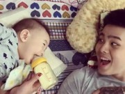 Clip Eva - Ông bố gây ấn tượng với màn đọc ráp nhép dỗ con uống sữa