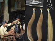 Làm đẹp - Bí mật đằng sau ngành công nghiệp "vàng đen" chế tạo tóc giả ( phần 2)