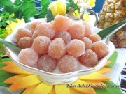 Bếp Eva - Kẹo dứa dẻo viên bi hấp dẫn thế này ai cũng thích