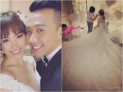 Làng sao - Nóng: Lộ ảnh Trấn Thành - Hari Won tình tứ đi thử đồ cưới