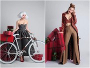 Làng sao - Phương Trinh Jolie đội tóc giả, khoe ngực đầy trước thềm Giáng sinh