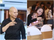 Làng sao - Phan Đinh Tùng tự hào khoe vợ đẹp con xinh trong sự kiện