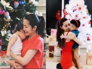 Làm mẹ - Hà Tăng, Hà Hồ cùng dàn sao Việt "bỉm sữa" nô nức khoe ảnh con cưng đón Noel