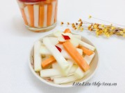 Bếp Eva - Dưa su hào muối chua giòn giòn chống ngán