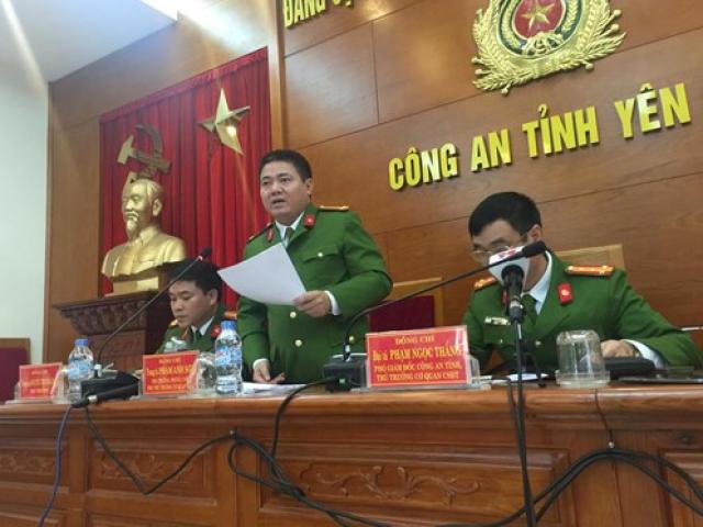 Công bố kết quả điều tra vụ bắn chết Bí thư Tỉnh ủy Yên Bái