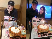 Làng sao - Sau tin đồn rạn nứt, Hoắc Kiến Hoa về nhà đón sinh nhật cùng Lâm Tâm Như