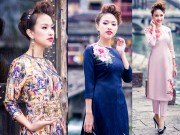 Thời trang - Vân Hugo chịu lạnh 0°C để chụp ảnh áo dài Tết