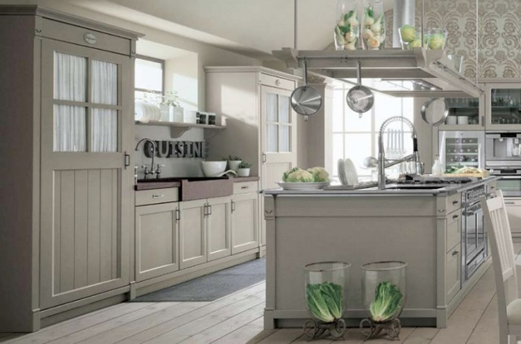 Phòng bếp không nên phân chia tách bạch giữa khu vực nấu nướng và không gian ăn uống nếu nhà bạn diện tích nhỏ.