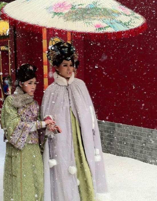 Ngất ngây cảnh sao Hoa ngữ đẹp ngời ngời dưới tuyết - 10