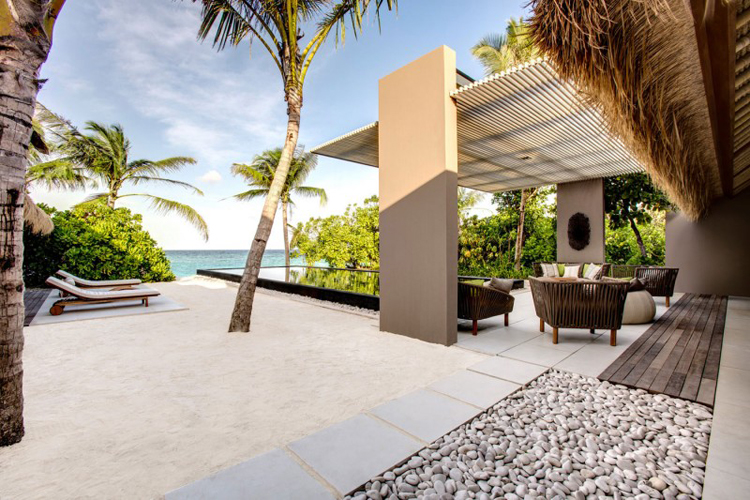 Ngôi biệt thự tôi đang mơ ước này thuộc một resort tại đất nước Maldives xa xôi.