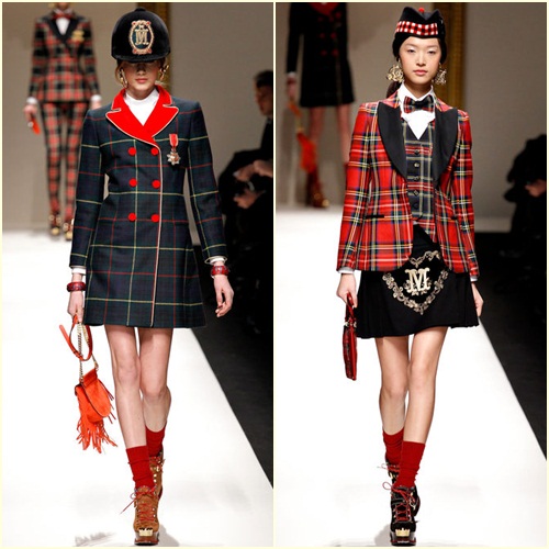 #039;Phát sốt#039; với sọc kẻ ô vuông của Moschino - 2