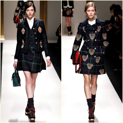 #039;Phát sốt#039; với sọc kẻ ô vuông của Moschino - 4