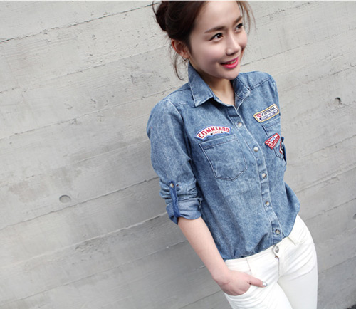 Muôn kiểu đẹp với sơ mi denim - 3
