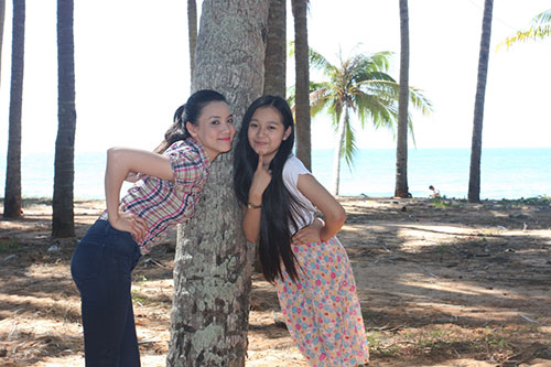 Trang Nhung, Tam Triều Dâng nhí nhảnh ngoài biển - 4