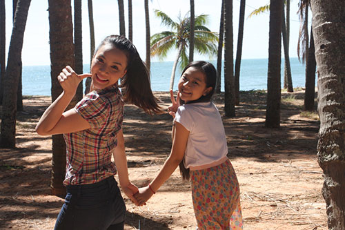 Trang Nhung, Tam Triều Dâng nhí nhảnh ngoài biển - 6