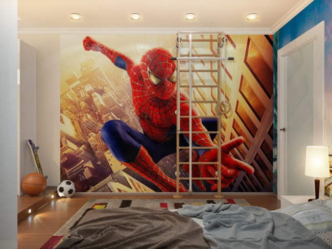 Người nhện là một trong số những siêu anh hùng được rất nhiều các bé trai yêu thích.