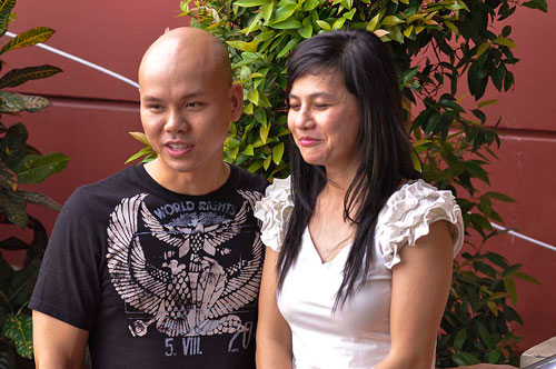 Con gái Mỹ Lệ đến cổ vũ mẹ - 9