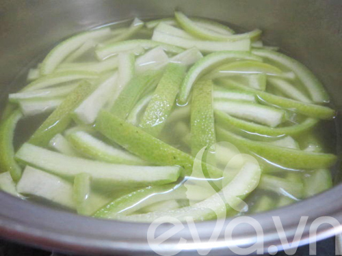 Ngất ngây với mứt vỏ bưởi thơm lừng - 4