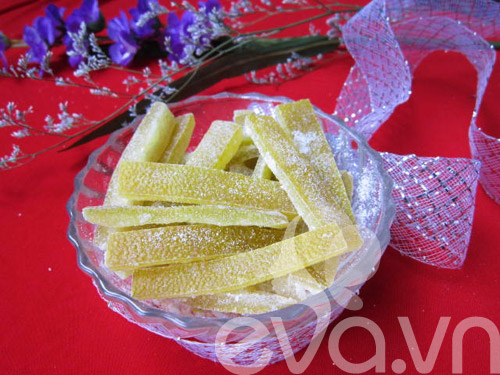 Ngất ngây với mứt vỏ bưởi thơm lừng - 8