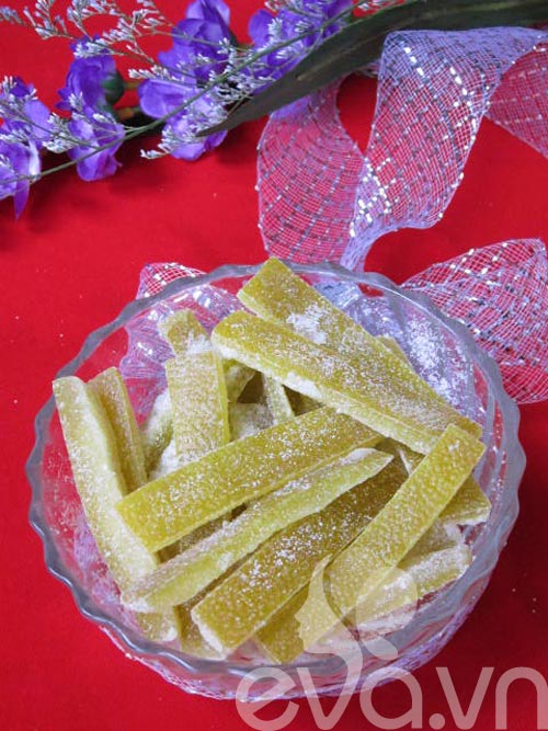 Ngất ngây với mứt vỏ bưởi thơm lừng - 9