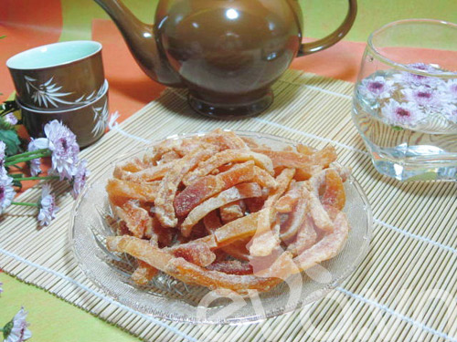 Mứt đu đủ cho Tết thêm hương vị - 9