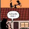 Eva tám - Chết cười: chơi bập bênh trên nóc nhà